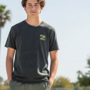 Vans Graphic Tee with Palm Tree Design